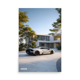 Lamborghini Huracán STO – Poster Automobile de Luxe | Supercar Exclusive by Stripcar